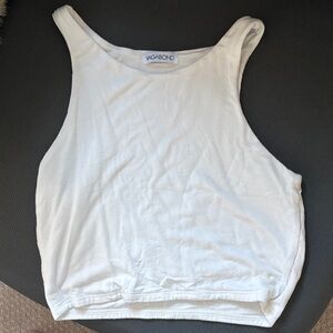 Vagabond White Women's Tank Top size small